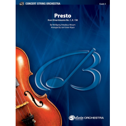 Presto (s/o) - Wolfgang Amadeus Mozart / Arr. Janet Farrar-Royce