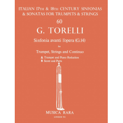 Sinfonia avanti l'opera (G. 14) - Giuseppe Torelli / Arr. Robert Paul Block