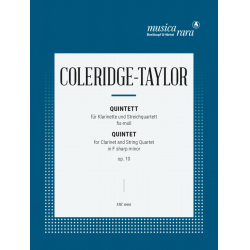 Quintett fis-moll op. 10 - Samuel Coleridge-Taylor