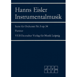Suite für Orchester Nr. 5 op. 34 - Hanns Eisler