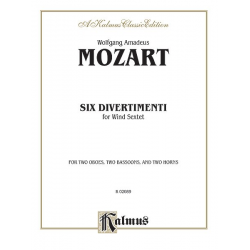 Six Divertimenti - Wolfgang Amadeus Mozart