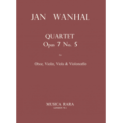 Quartett op. 7 Nr. 5 - Johann Baptist Vanhal