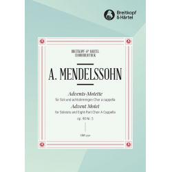 Adventsmotette op. 90/5 - Arnold Ludwig Mendelssohn