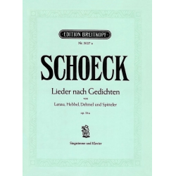 Lieder op. 24a - Othmar Schoeck