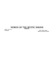 Nobles of the Mystic Shrine - John Philip Sousa / Arr. Frederick Fennell