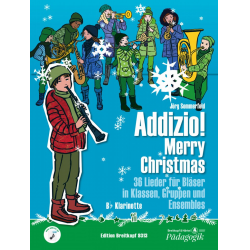 Addizio!  Merry Christmas - Schülerausgabe (Klarinette in Bb) - Jörg Sommerfeld
