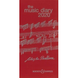 Music Diary 2020 red