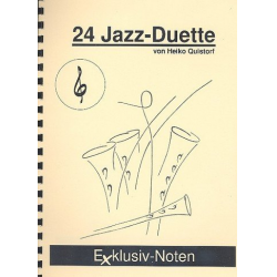 24 Jazz-Duette in C Violinschlüssel - Heiko Quistorf