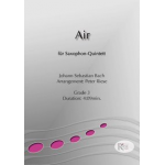 Air - Saxophon-Quintett - Johann Sebastian Bach / Arr. Peter Riese