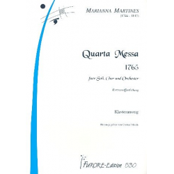 Quarta messa für Soli, Chor und - Maria Anna Martinez