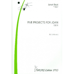 5 Projects for Joan for cello solo - Janet Beat