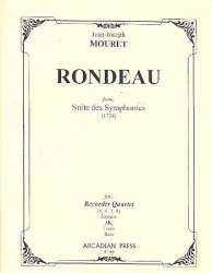 Rondeau for 4 recorders (SATB) - Jean-Joseph Mouret