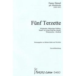 5 Terzette - Fanny Cecile Mendelssohn (Hensel)