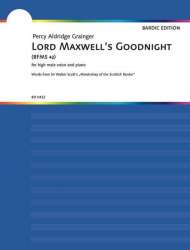Lord Maxwell's Goodnight - Percy Aldridge Grainger