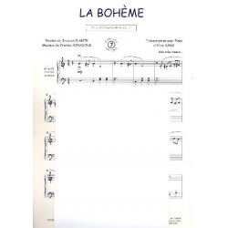 La Bohème: pour piano (avec paroles) - Charles Aznavour