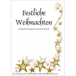 Festliche Weihnachten - Partitur in Bb - Traditional / Arr. Andreas Horwath