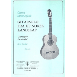 Fra et norsk landskap op.61 for guitar - Öistein Sommerfeldt