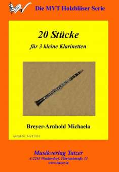 20 Stücke Band 1 für 3 Klarinetten