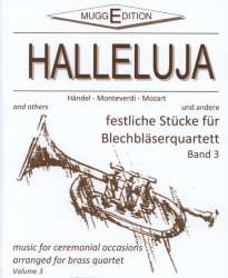 Halleluja und andere festliche Stücke für Blechbläserquartett Vol. 3 - Diverse / Arr. Christoph Eglhuber