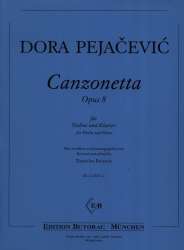 Canzonetta D-Dur Op.8 für Violine und Klavier - Dora Pejacevic / Arr. Tomislav Butorac