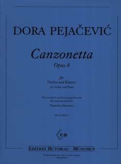 Canzonetta D-Dur Op.8 für Violine und Klavier