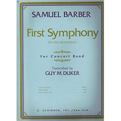 First Symphony In One Movement - Samuel Barber / Arr. Guy M. Duker