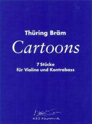 Cartoons 7 Stücke für Violine und Kontrabass - Thüring Bräm
