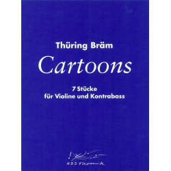 Cartoons 7 Stücke für Violine und Kontrabass - Thüring Bräm