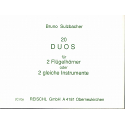 20 Duos für 2 Flügelhörner - Bruno Sulzbacher