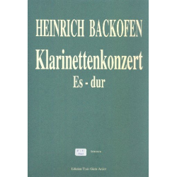 Konzert Es-Dur - Johann Georg Heinrich Backofen