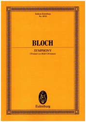 SYMPHONY CIS-MOLL : FUER ORCHESTER - Ernest Bloch