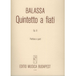 Quintetto a fiati op. 9 / Bläserquintett - Sandor Balassa