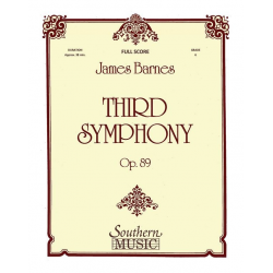 Third Symphony (Score) - James Barnes
