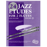 24 Jazz Etudes for 2 Flutes Vol. 2 - Bill Holcombe