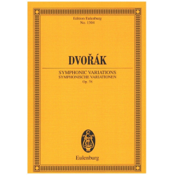 SYMPHONIC VARIATIONS : FOR FULL OR- - Antonin Dvorak