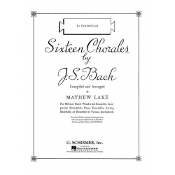 Sixteen Chorales - Cello I - Johann Sebastian Bach / Arr. Mayhew Lester Lake