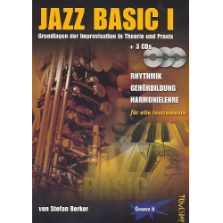 Jazz Basic Band 1 (+ 3 CD's) - Stefan Berker