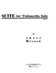 Suite for Violoncello Solo - Ernst Krenek