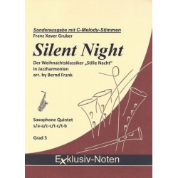 Silent Night für 5 Saxophone - Franz Xaver Gruber