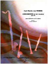 WEBER, Carl-Maria von : CONCERTINO EN MI BEMOL OPUS 26 - Carl Maria von Weber