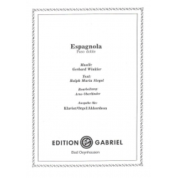 Espagnola für Klavier (erleichtert) - Gerhard Winkler