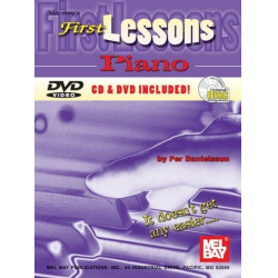 First Lessons (+CD+DVD) for piano - Per Danielsson