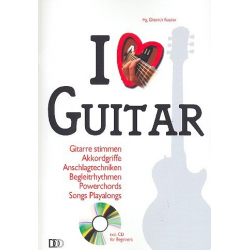 I love Guitar (+CD) for guitar (with lyrics)