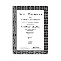 Deux Psaumes - Ernest Bloch