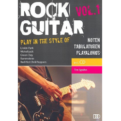 Rock Guitar vol.1 (CD): für Gitarre/Tabulatur