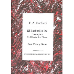 Cancion de la Paloma para voce - F.A. Barbieri