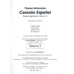 Corazón espanol (+CD) für Gitarre - Thomas Battenstein