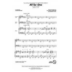 All for one : for mixed chorus (SATB) - Matthew Gerrard Robbie Nevil
