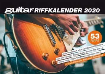 Guitar Riff Kalender 2020