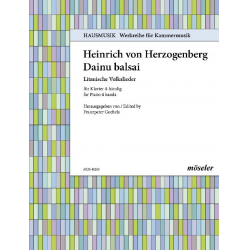 Dainu balsai op.76 - Heinrich von Herzogenberg / Arr. Franzpeter Goebels